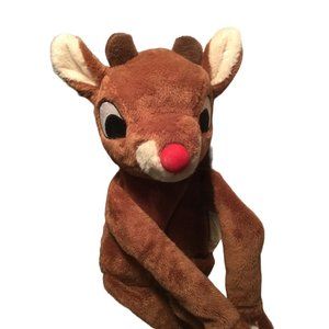 RUDOLPH the red nosed REINDEER PLUSH TOY HUGGER